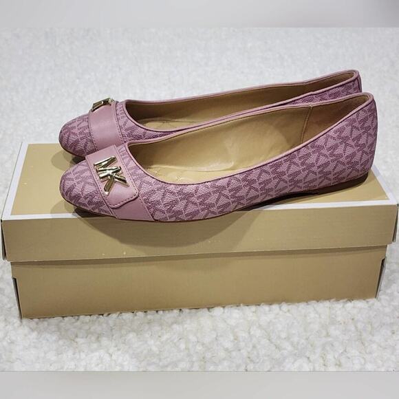 Michael Kors Jilly ballet flats in royal pink logo size 9.5 new!!! - Picture 6 of 13